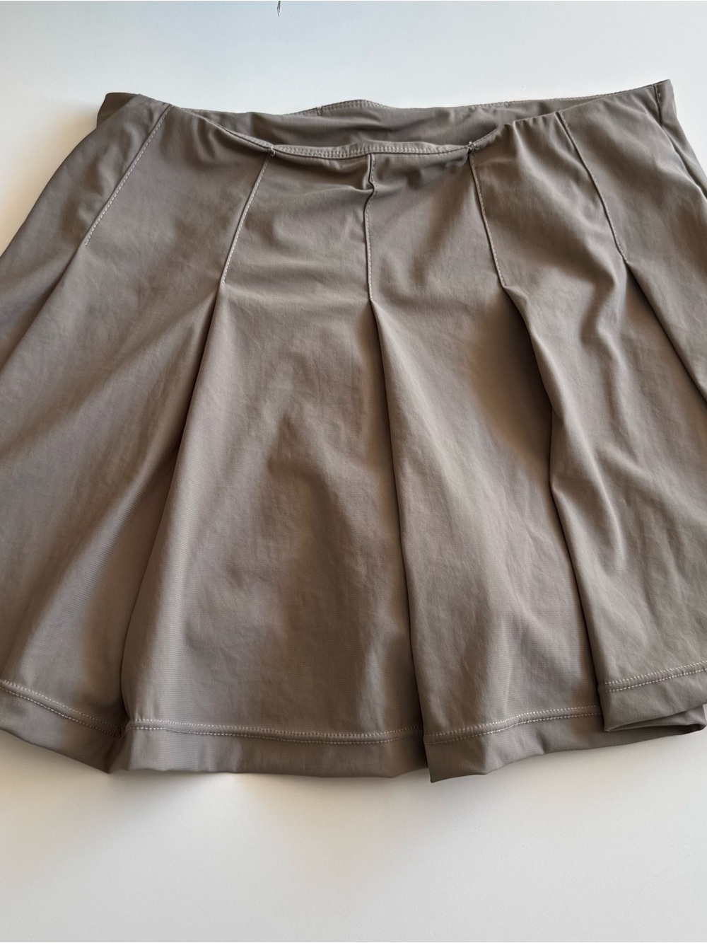 Travertine Courtside Pleated Tennis Skirt - S